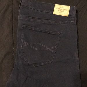 Abercrombie and Fitch black jeggings
